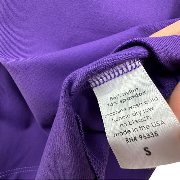 Susana Monaco Gathered Halter Mini Dress Purple NWT S - Picture 6 of 9